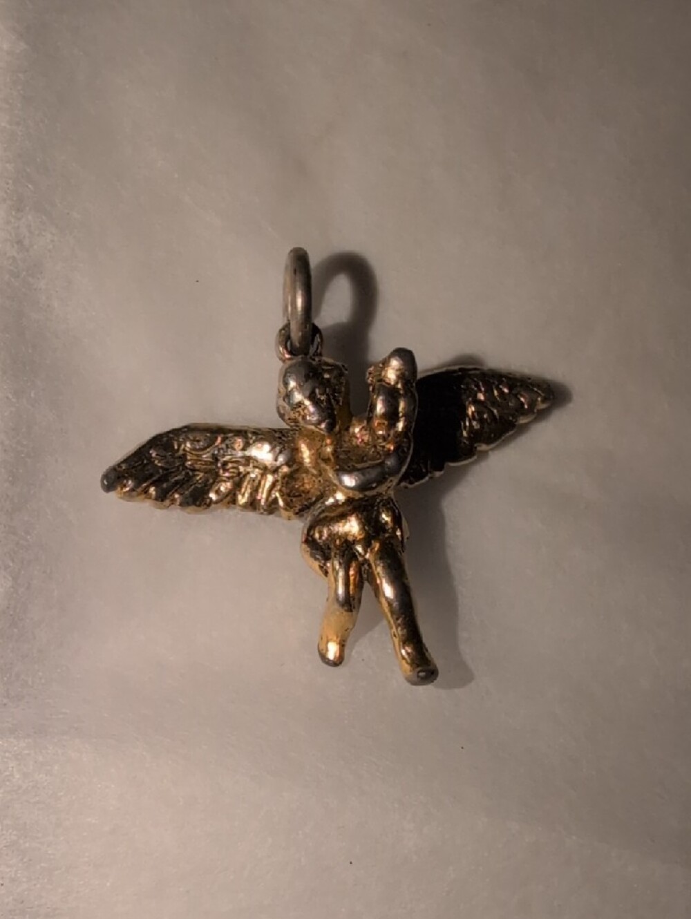 ✨5/$15✨ Gold Angel Wing Cherub Pendant Charm